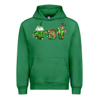 Emerald Cactus Lover Cactus Coffee Cups Urban Hoodie - FaDigitalArtStudio