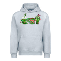 Heather Grey Cactus Lover Cactus Coffee Cups Urban Hoodie - FaDigitalArtStudio