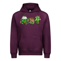 Mauve Wine Cactus Lover Cactus Coffee Cups Urban Hoodie - FaDigitalArtStudio