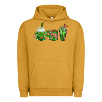 Pigment Peanut Butter Cactus Lover Cactus Coffee Cups Urban Hoodie - FaDigitalArtStudio