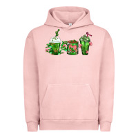 Pigment Salmon Cactus Lover Cactus Coffee Cups Urban Hoodie - FaDigitalArtStudio