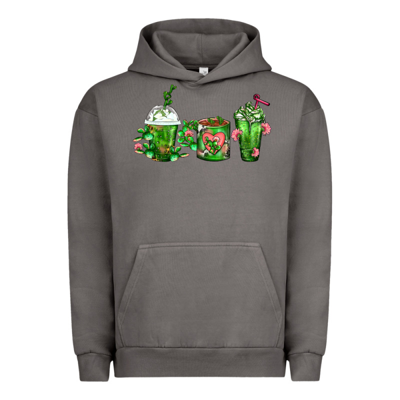 Cactus Lover Cactus Coffee Cups Urban Hoodie by FaDigitalArtStudio | Teevron