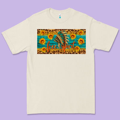 Free Spirit License Plate Premium Tee Designed By Hra Design Shop