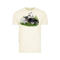 Vintage Arctic two baby nigerian dwarf goat Vintage Tee - LillyAllenDesigns