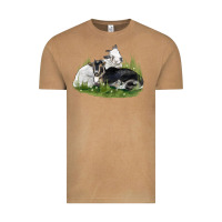 Vintage Camel two baby nigerian dwarf goat Vintage Tee - LillyAllenDesigns