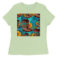 Matcha western boots seamless pattern Ladies Tee - HRA Design Shop