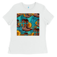 White western boots seamless pattern Ladies Tee - HRA Design Shop