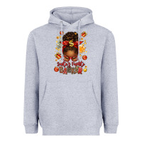 Heather Grey santa favorite banker afro messy bun Heavyweight Hoodie - texasbilliewilder