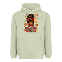 Matcha santa favorite banker afro messy bun Heavyweight Hoodie - texasbilliewilder