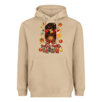 Mushroom santa favorite banker afro messy bun Heavyweight Hoodie - texasbilliewilder