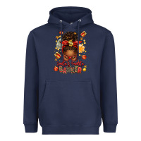 Navy santa favorite banker afro messy bun Heavyweight Hoodie - texasbilliewilder