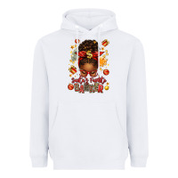 White santa favorite banker afro messy bun Heavyweight Hoodie - texasbilliewilder