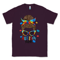 Messy Bun Autism Mom Classic Tee | Teevron