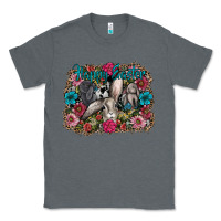 Charcoal Heather Happy Easter Classic Tee - CowhideDigitalArt