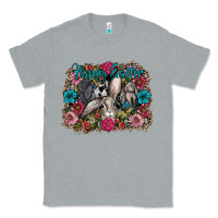 Heather Grey Happy Easter Classic Tee - CowhideDigitalArt
