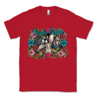 Red Happy Easter Classic Tee - CowhideDigitalArt