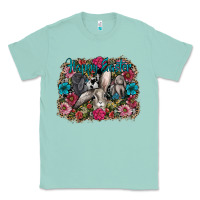 Seafoam Happy Easter Classic Tee - CowhideDigitalArt