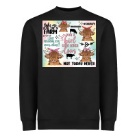 Cow Farm Life Heavyweight Sweatshirt | Teevron