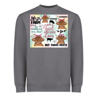 Storm cow farm life Heavyweight Sweatshirt - MaliasSmallBusiness
