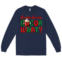 Navy shimmy shimmy cocoa what Long Sleeve Tee - MaliasSmallBusiness