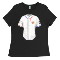 Black softball uniform fa element Ladies Tee - FaDigitalArtStudio