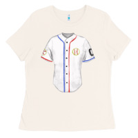 Bone softball uniform fa element Ladies Tee - FaDigitalArtStudio