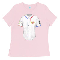 Bubblegum Pink softball uniform fa element Ladies Tee - FaDigitalArtStudio