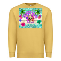 Antique Gold nobody likes shady beach Premium Sweatshirt - TumblerDesignByShophia