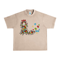 French Oak autism awareness Urban Heavy Tee - MaliasSmallBusiness