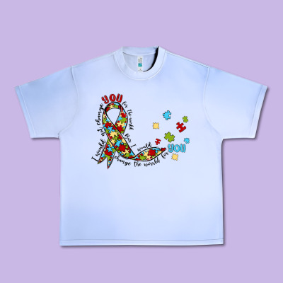 Autism Awareness Urban Heavy Tee Designed By Maliassmallbusiness