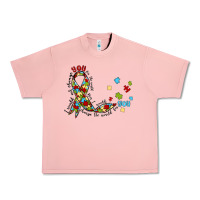 Salmon autism awareness Urban Heavy Tee - MaliasSmallBusiness