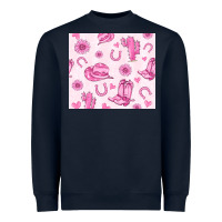 Navy cowgirl valentine's day Heavyweight Sweatshirt - MaliasSmallBusiness