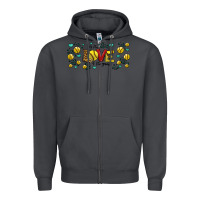 Smoke for the love of the game softball Zipper Hoodie - Jasminsmagicworld