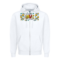 White for the love of the game softball Zipper Hoodie - Jasminsmagicworld