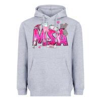 Heather Grey breast cancer msa medical support assistant Heavyweight Hoodie - texasbilliewilder