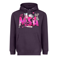 Plum breast cancer msa medical support assistant Heavyweight Hoodie - texasbilliewilder
