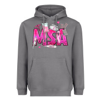 Storm breast cancer msa medical support assistant Heavyweight Hoodie - texasbilliewilder