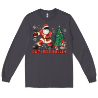 Smoke out here ballin' Long Sleeve Tee - MaliasSmallBusiness