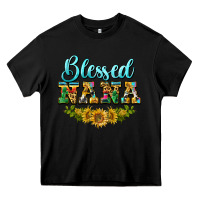 Black blessed nana Heavy Core Tee - BarkalooDesign