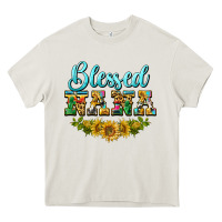 Cream blessed nana Heavy Core Tee - BarkalooDesign
