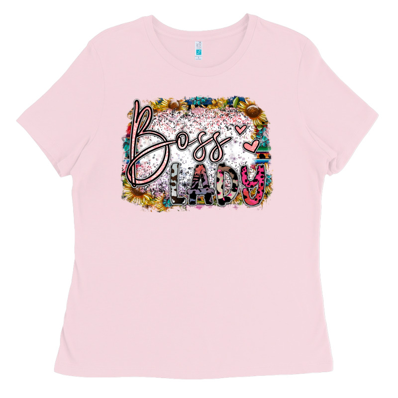 Boss Lady Ladies Tee by SublimationCraftShop | Teevron