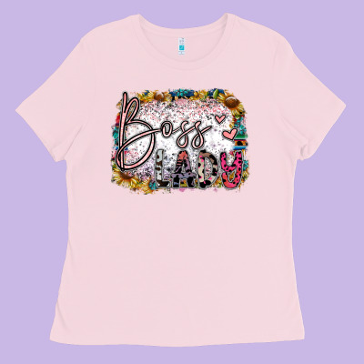 Boss Lady Ladies Tee Designed By Sublimationcraftshop