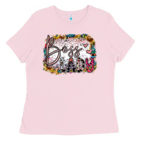Bubblegum Pink boss lady Ladies Tee - SublimationCraftShop