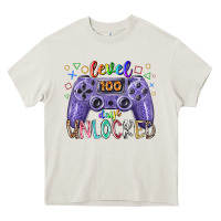 Cream level days unclocked Heavy Core Tee - RacoonDesign