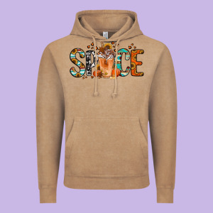 Pumpkin Spice Latte Vintage Hoodie Designed By Jasminsmagicworld