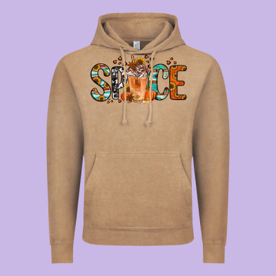 Pumpkin Spice Latte Vintage Hoodie Designed By Jasminsmagicworld