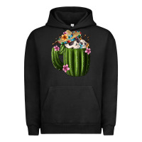 Pigment Black Day Of The Dead Mexican Cactus Urban Hoodie - FaDigitalArtStudio