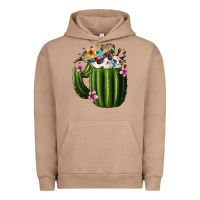 Pigment Burro Day Of The Dead Mexican Cactus Urban Hoodie - FaDigitalArtStudio