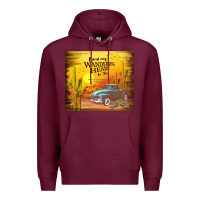 Burgundy bind my wandering heart to thee Premium Hoodie - TumblerDesignByShophia