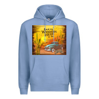 Colony Blue bind my wandering heart to thee Premium Hoodie - TumblerDesignByShophia